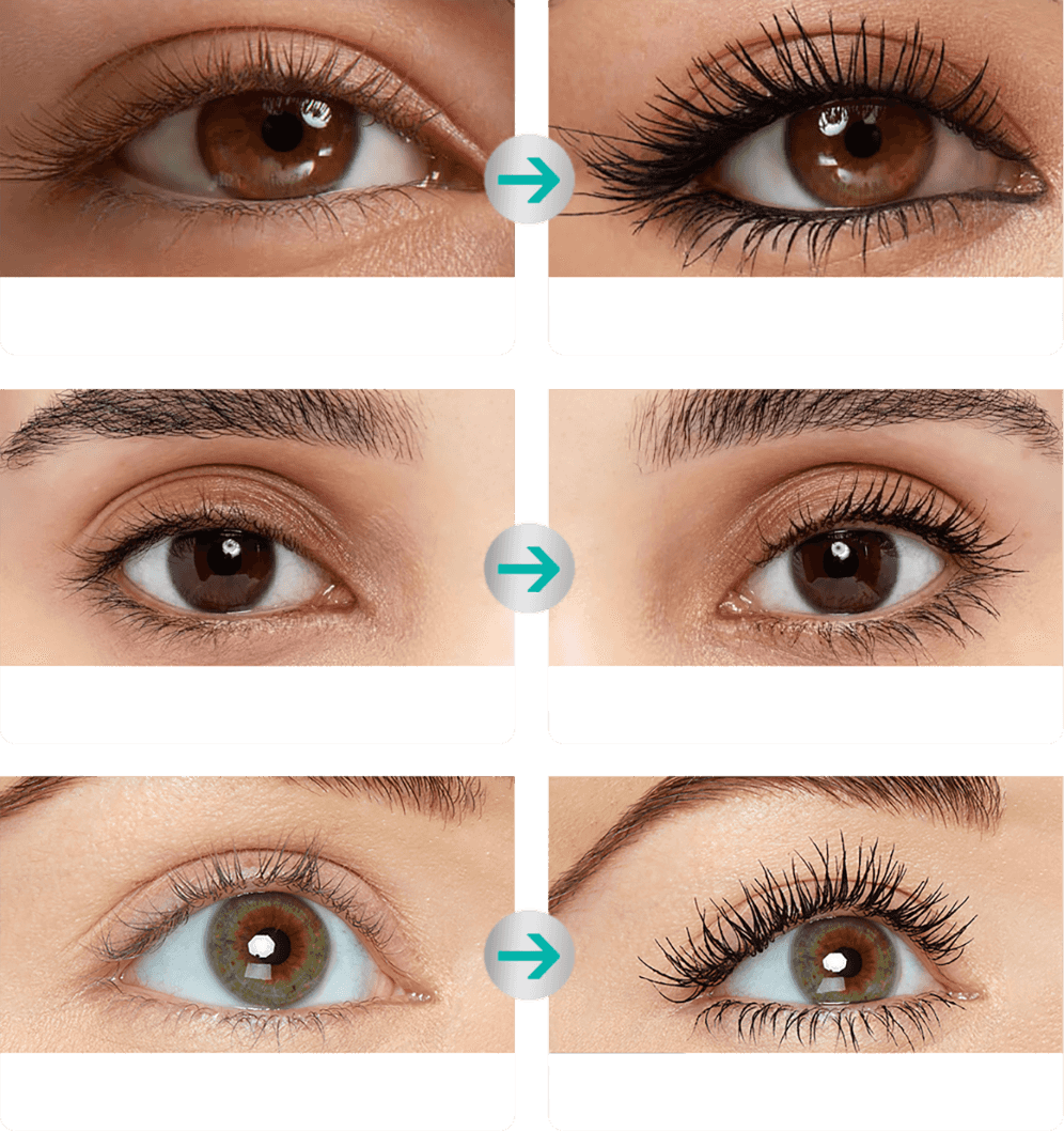 Lång och tjock mascar