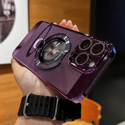 360° roterande mobilskal med stativ, avancerad värmeavledning och stöd för magnetisk laddning