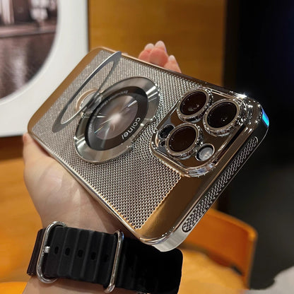 360° roterande mobilskal med stativ, avancerad värmeavledning och stöd för magnetisk laddning