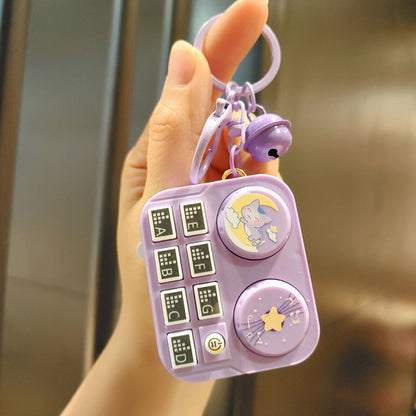 DJ-nyckelring med minidjur Barnleksak