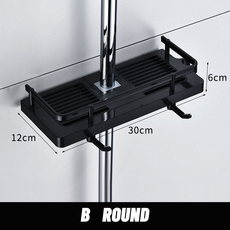 Hållare för stansfri bricka för badrum