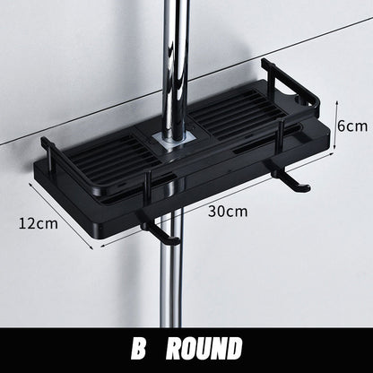 Hållare för stansfri bricka för badrum