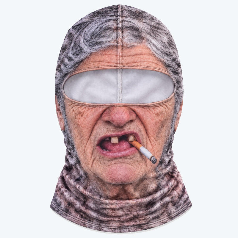 😂Funny Realistic Face Ski Mask – Hilarious Winter Party Gear for Outdoor Groups