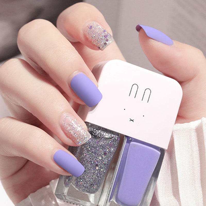 Avtagbart, bakningsfritt, snabbtorkande, långtidsverkande nagellack