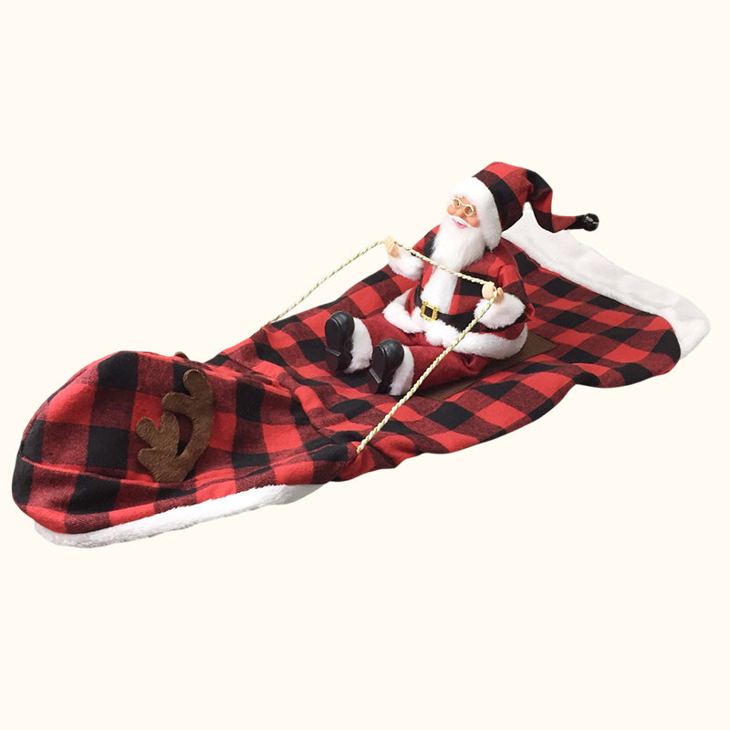🎄 Santa Rider Pet Christmas Costume
