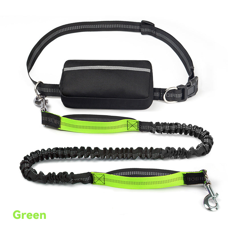 Midjeväska med band för springande husdjur