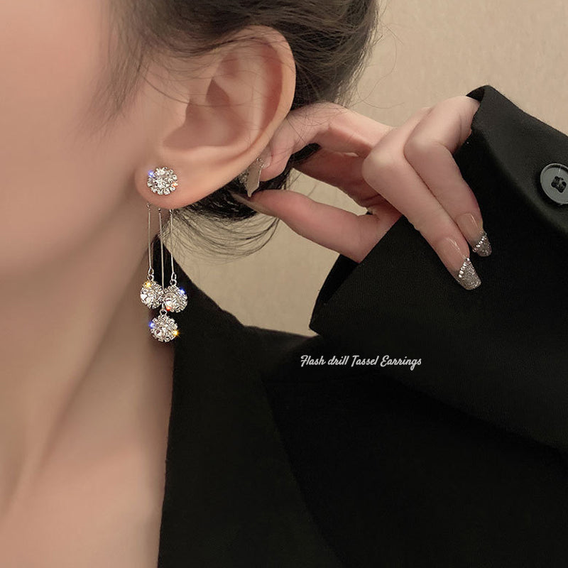 Örhängen med runda kronblad🎁de bästa gåvorna till dina nära och kära💕