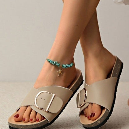 Birkenstock-tofflormed vintage-spän