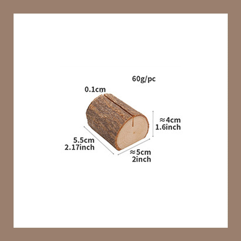 Fotobashållare För Trästubb