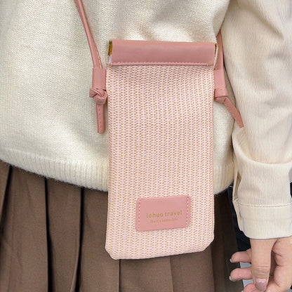 2024 års nya damväska, kan innehålla en touchscreen-mobil