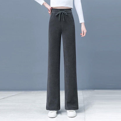 🍂 Höst- och vinterbyxor med vida ben och fleecefoder | Håll dig varm och chic ❄️