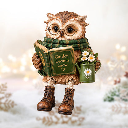 🦉Heartwarming Reading Owl Figurine✨