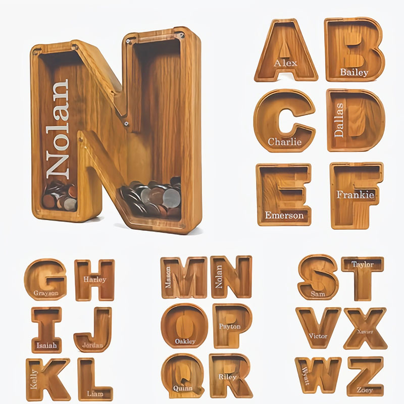 Personlig sparbössa för pojkar/flickor julklapp till barn