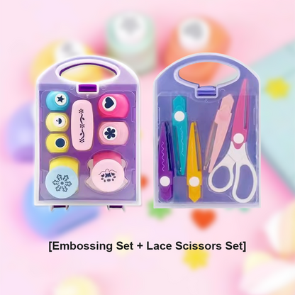 Gör-det-själv präglingsset för blomsterguidebok