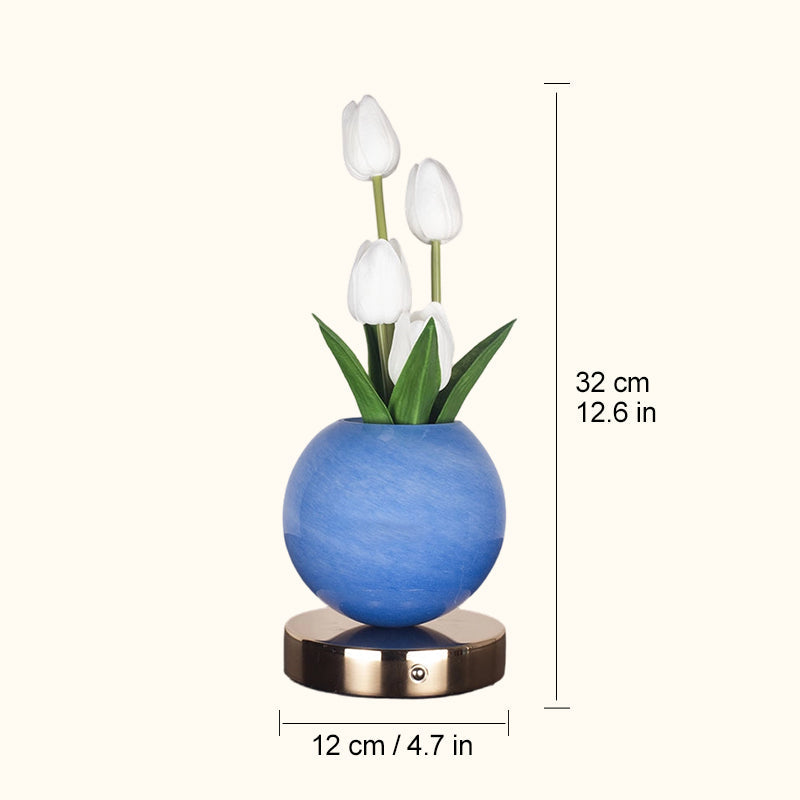 🌷Dreamy Tulip Orchid Night Light Romantic Bedside Lamp