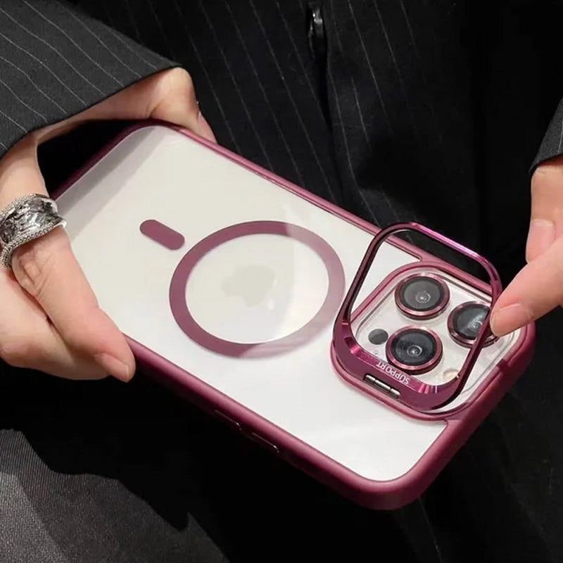 💥Synligt kameraskyddsställ med magnetiskt mobilskal💥