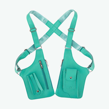 Retro ryggsäck med axelremsväska