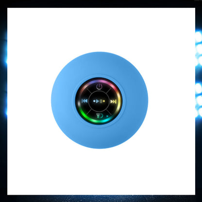 Stor Sugkopp LED-Ljus Vattentät Bluetooth-Högtalare