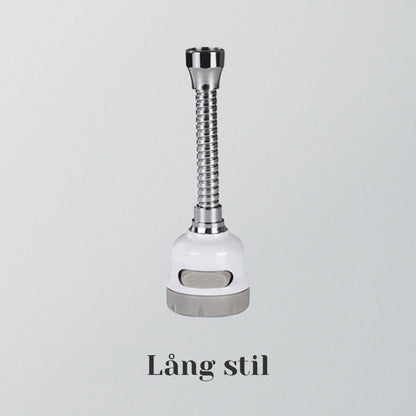 Kökskran förlängningsmunstycke med stänkskydd