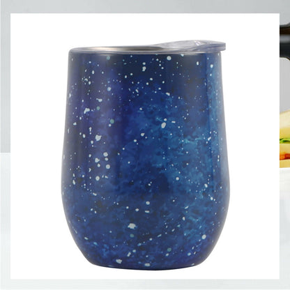 Creative Eggshell Cup - 12oz Stainless Steel Wine Cup