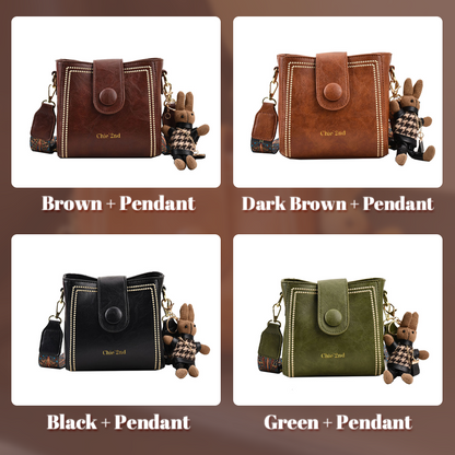 Mångsidig retro hinkväska