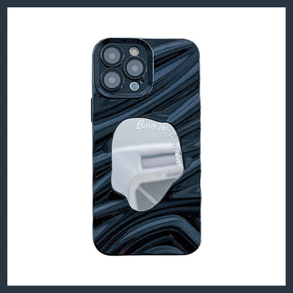 Skrynkligt Oregelbundet Spegelfodral