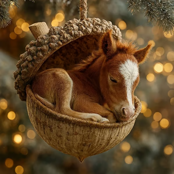 🔥Black Friday Förköp - Få upp till 49% rabatt! ❤️🎁 Skogsdjur Julgransprydnad - Mysig Julgransprydnad i Sko