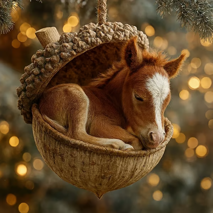 🔥Black Friday Förköp - Få upp till 49% rabatt! ❤️🎁 Skogsdjur Julgransprydnad - Mysig Julgransprydnad i Sko