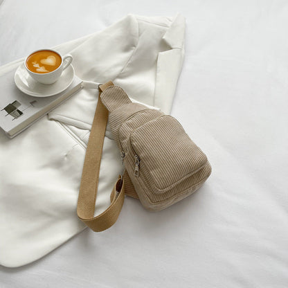 Enkel Enfärgad Crossbody-Väska