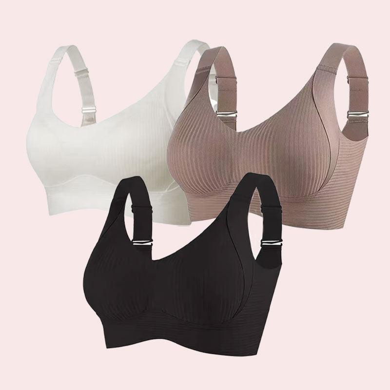 Last day: buy 1, get 3 packages 🔥 Super supportive bra | Wireless push-up bra 👍 No more sagging breast