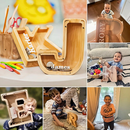 Personlig sparbössa för pojkar/flickor julklapp till barn