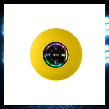 Stor Sugkopp LED-Ljus Vattentät Bluetooth-Högtalare