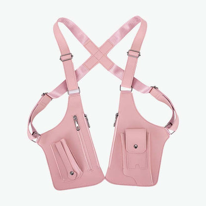 Retro ryggsäck med axelremsväska