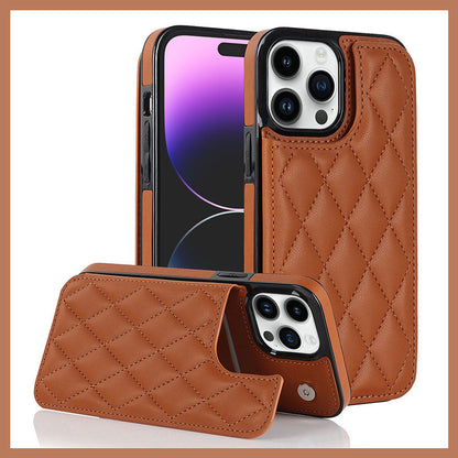 Mobiltelefonfodral Med Kortplats I Läder