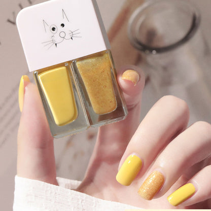 Avtagbart, bakningsfritt, snabbtorkande, långtidsverkande nagellack