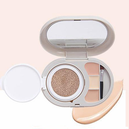 Trefärgad Concealerkudde I Puderbas