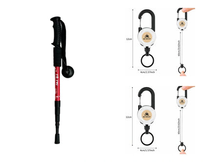 ⛰️Adjustable Aluminum Alloy Trekking Pole