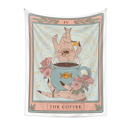 🌙 Bohemian Tarot Tapestry Wall Hanging
