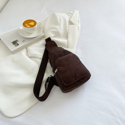 Enkel Enfärgad Crossbody-Väska