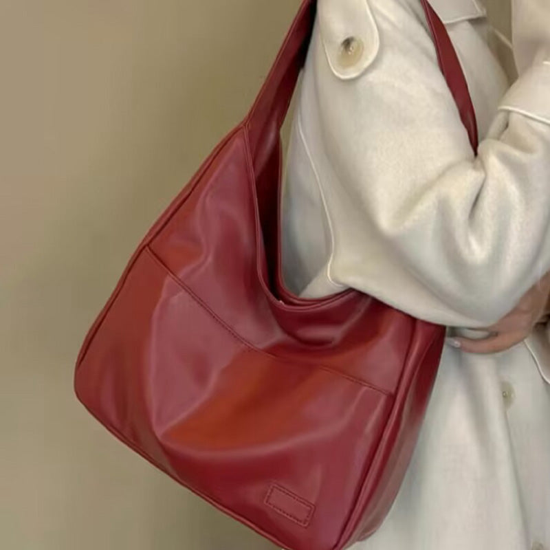 Höst- och vinterväska tillverkad av mjukt läder 💼