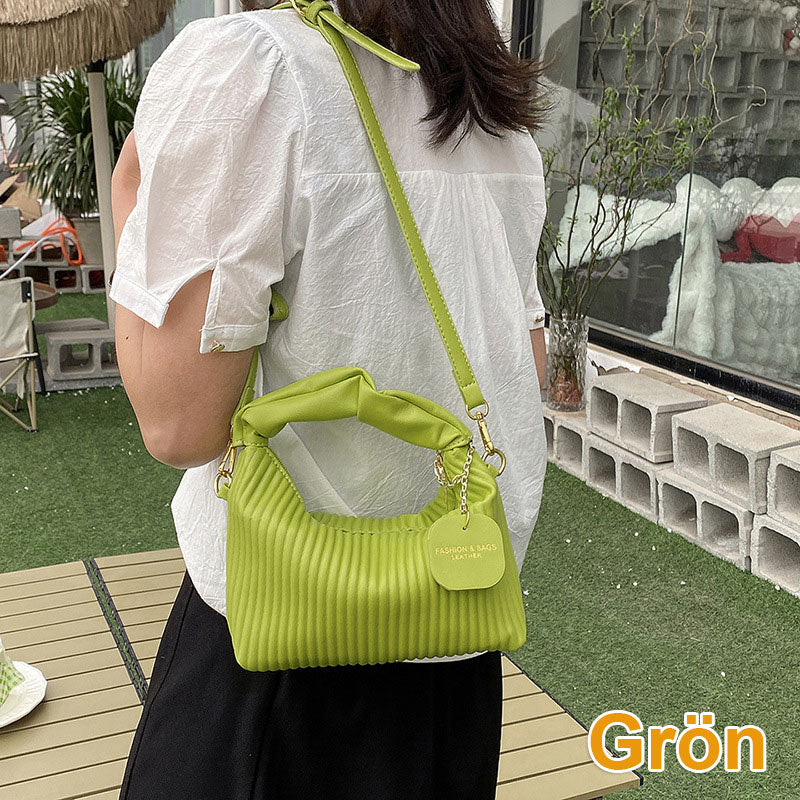 Ny design Enaxlad Kvalitetskänsla Vertikal Rand Handväska