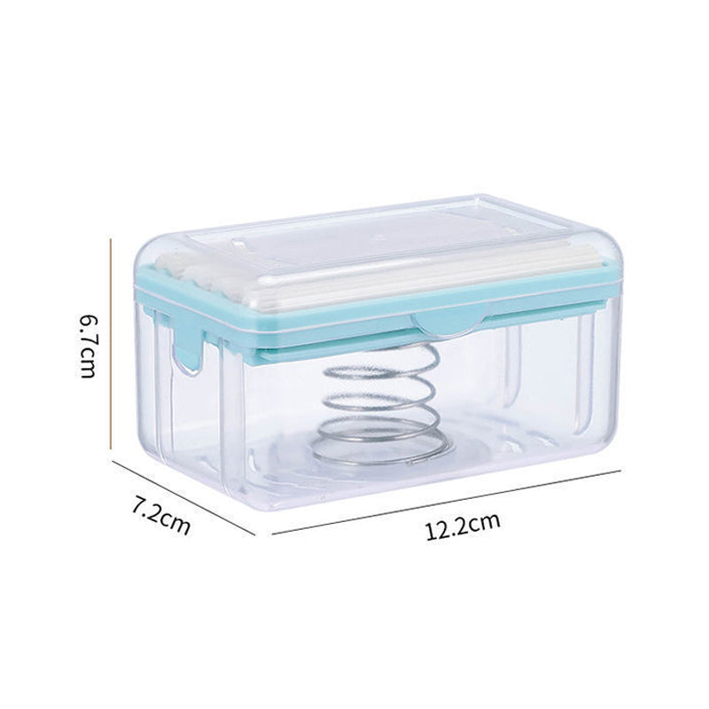 Tvålkopp med avrinningshål och fjäder