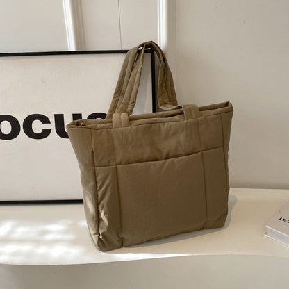 Kanvasväska med stor kapacitet