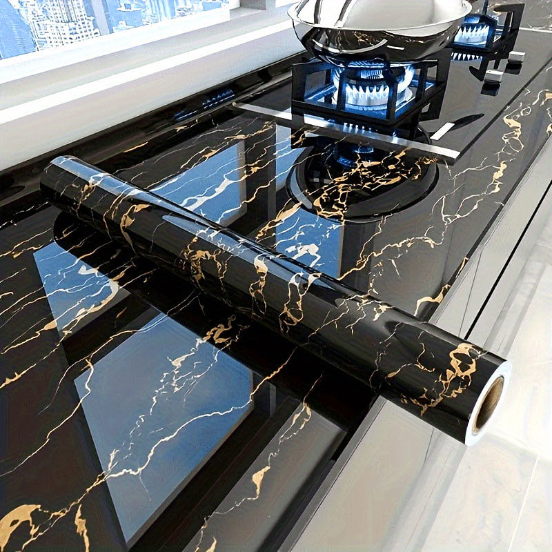 Marble Self-Adhesive Contact Paper - Waterproof & Oil-Proof Kitchen Backsplash & Countertop Decor