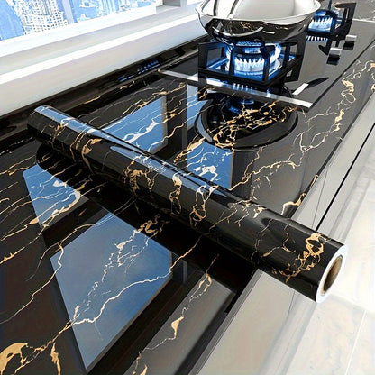 Marble Self-Adhesive Contact Paper - Waterproof & Oil-Proof Kitchen Backsplash & Countertop Decor
