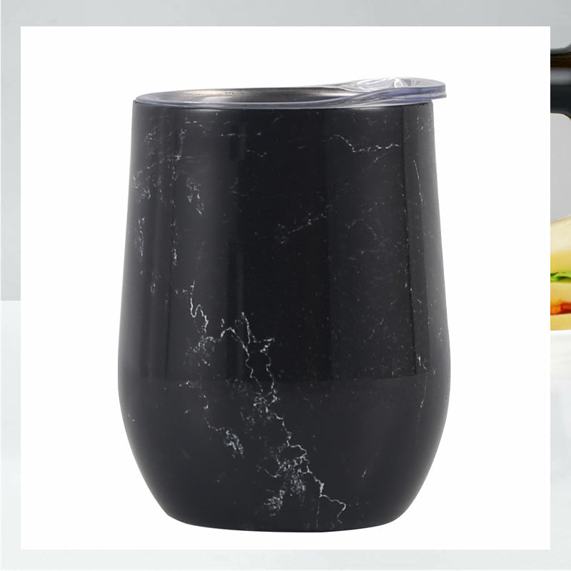 Creative Eggshell Cup - 12oz Stainless Steel Wine Cup