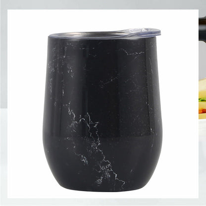 Creative Eggshell Cup - 12oz Stainless Steel Wine Cup