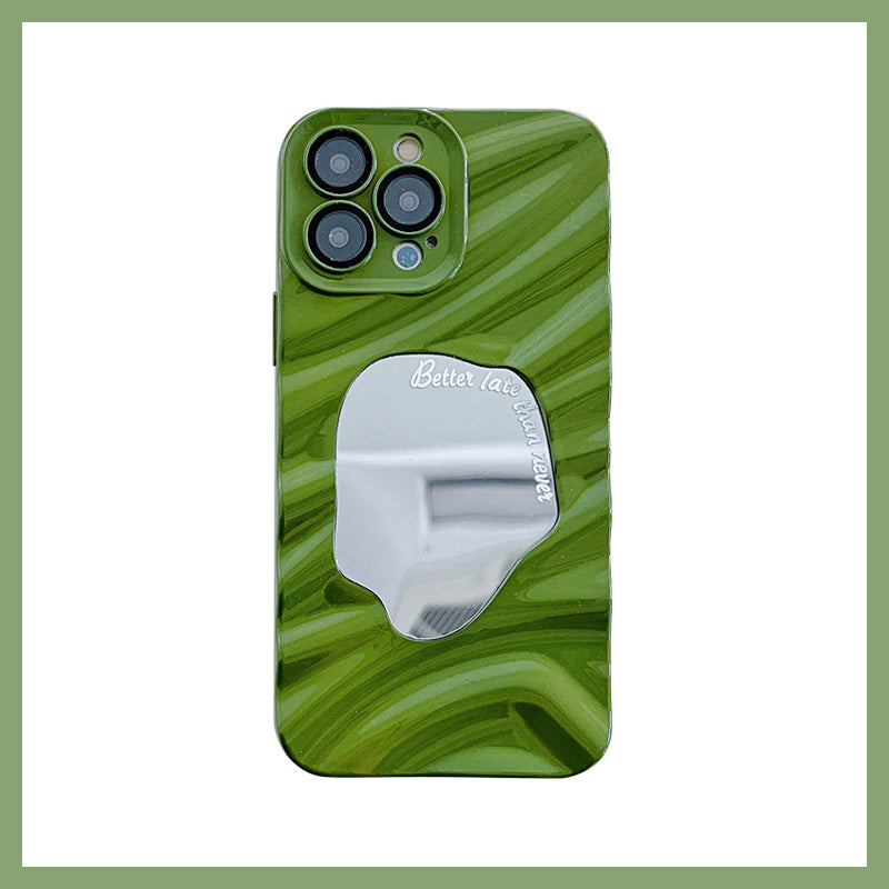 Skrynkligt Oregelbundet Spegelfodral