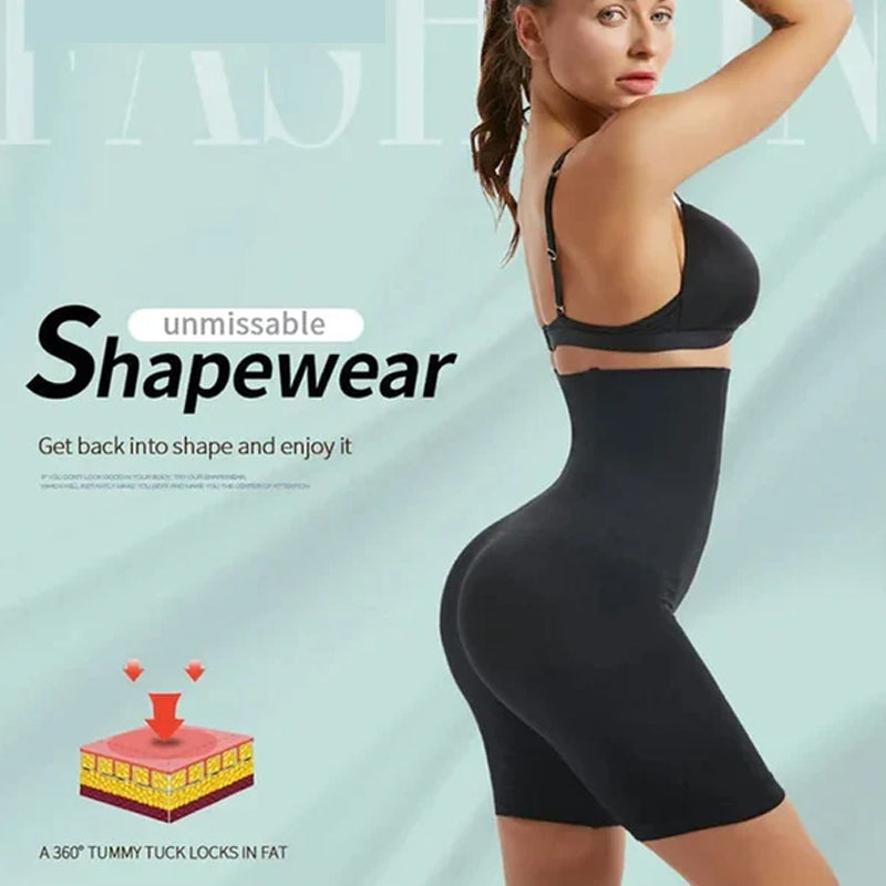 Boxerbyxor med hög midja och magkontroll