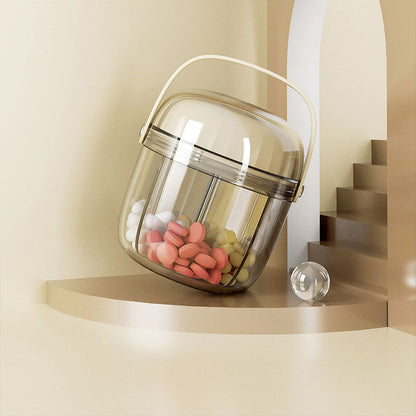 Bärbar pillerlåda för en vecka, sju dagar